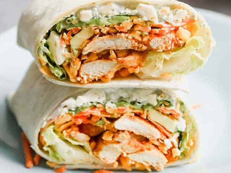 Crispy Chicken Wrap Sandwich
