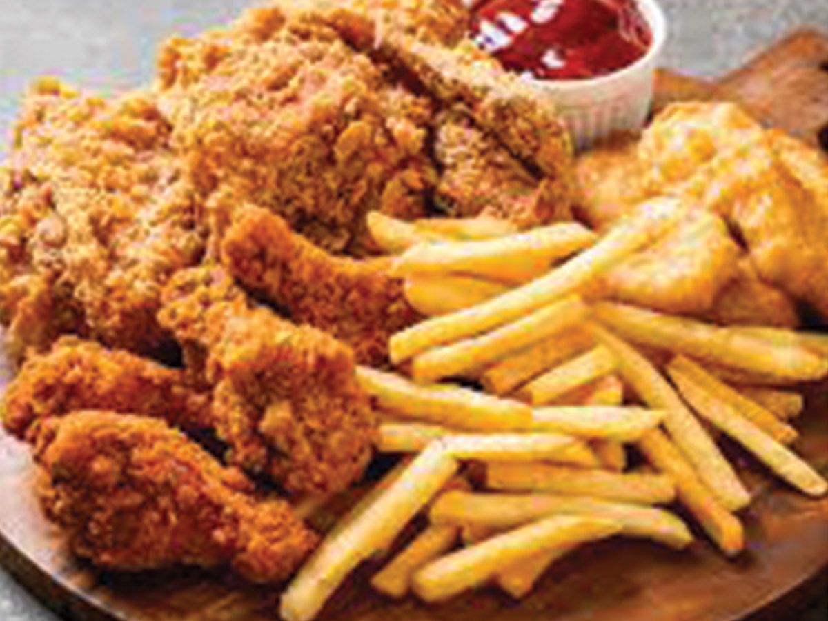 9 Broasted And 9 Strips Family Mix Meal
