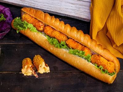 Shrimp sandwich