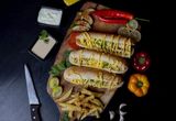 Chicken with Cheddar Cheese and Green Coriander Sandwich