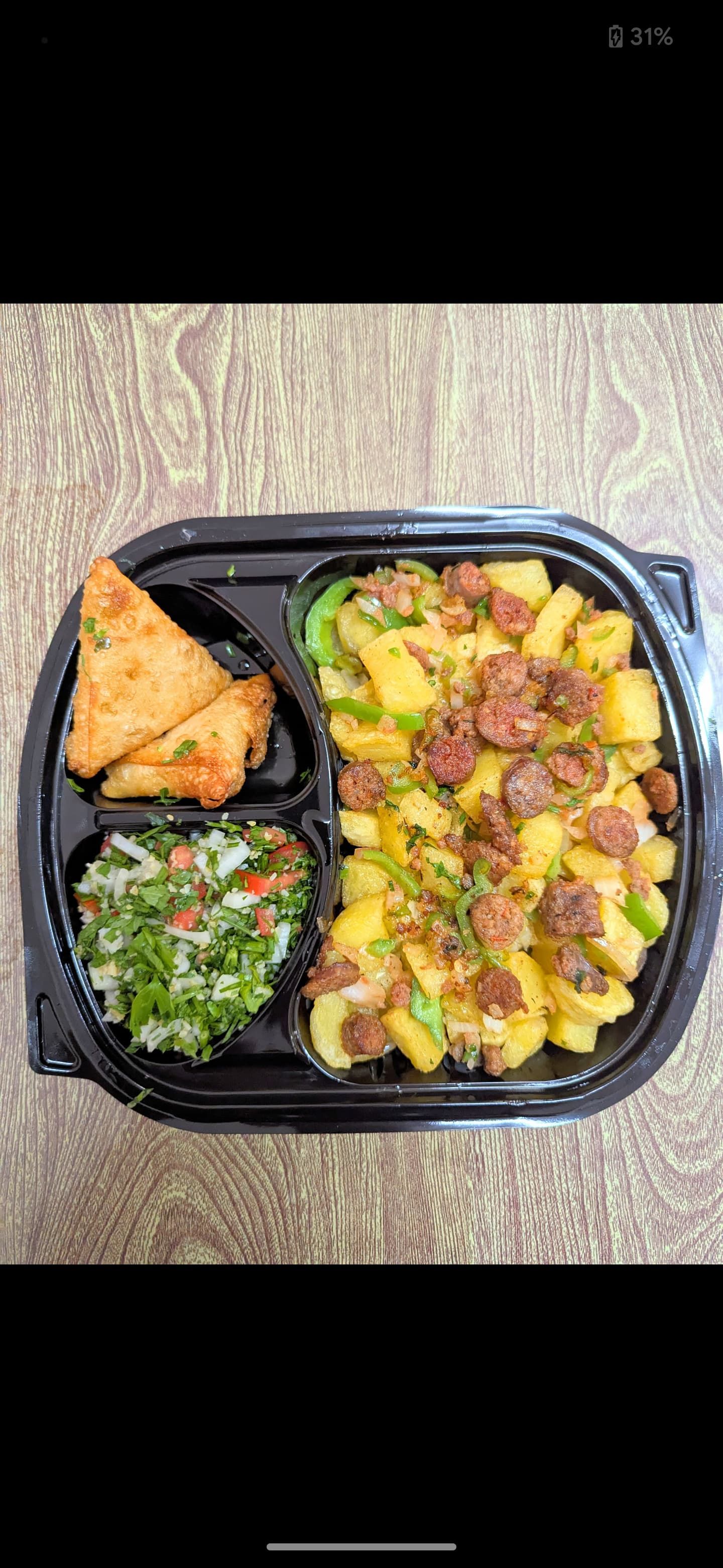 Box Lunch Fatta Potato
