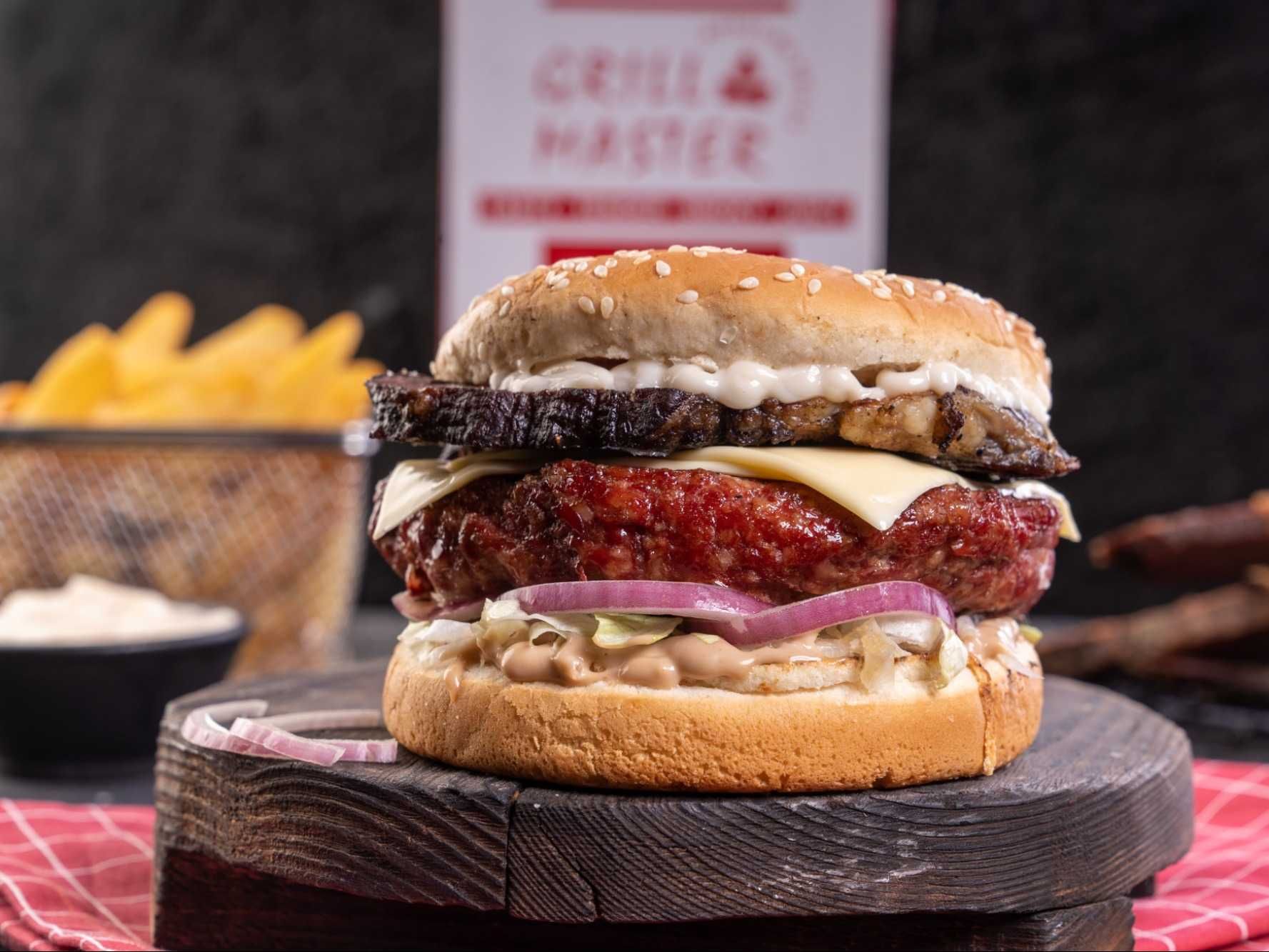 Barbecue Burger Sandwich