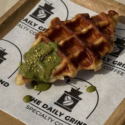 Pistachio Croffle