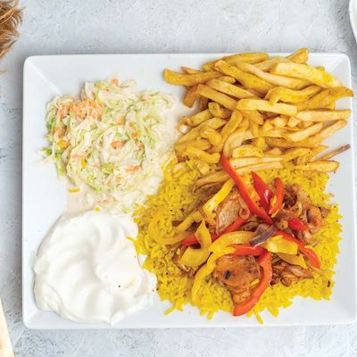Chicken fajita meal