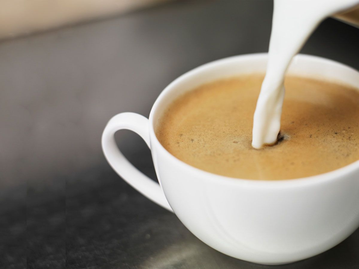 Medium American Coffee With Milk