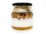Apple And Raisins Granola Pot