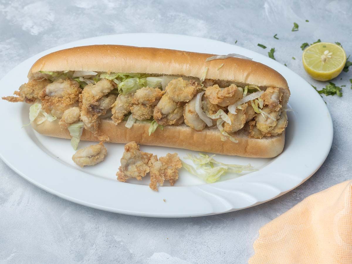 Fried Squid Egg Sandwich
