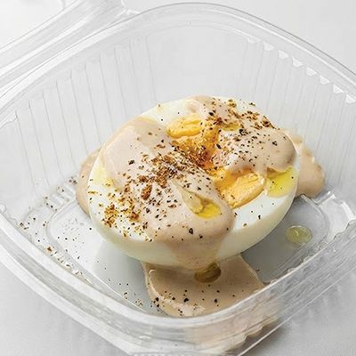 Boiled Egg Box with Tahini