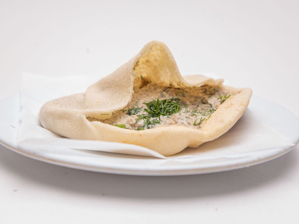 Baba Ghannoug sandwich