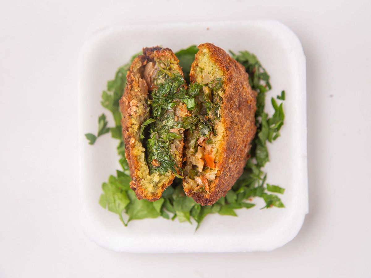 Stuffed Falafel patties