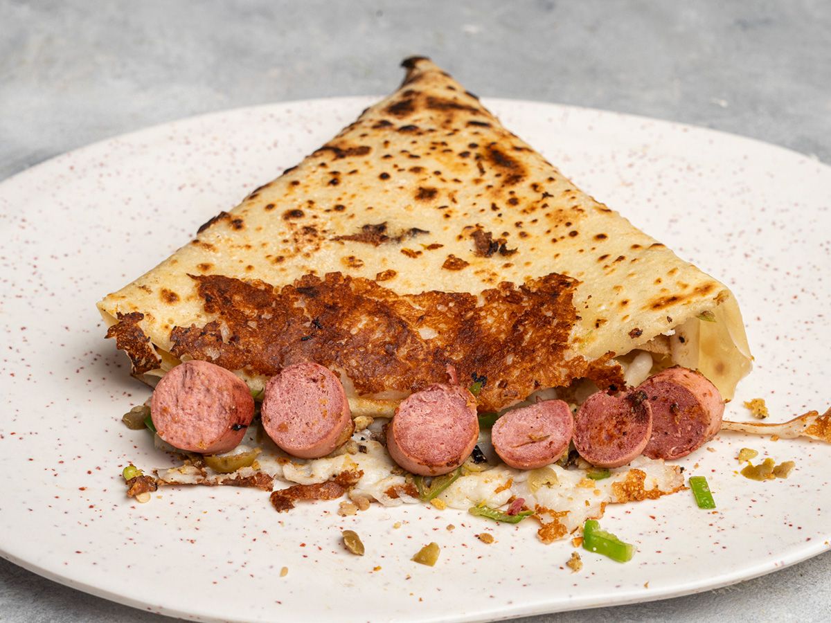 Hot Dog Crepe