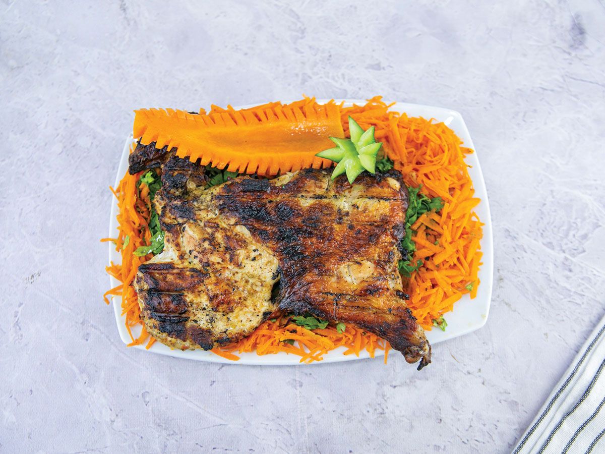 Grilled Chicken Thigh Meal
