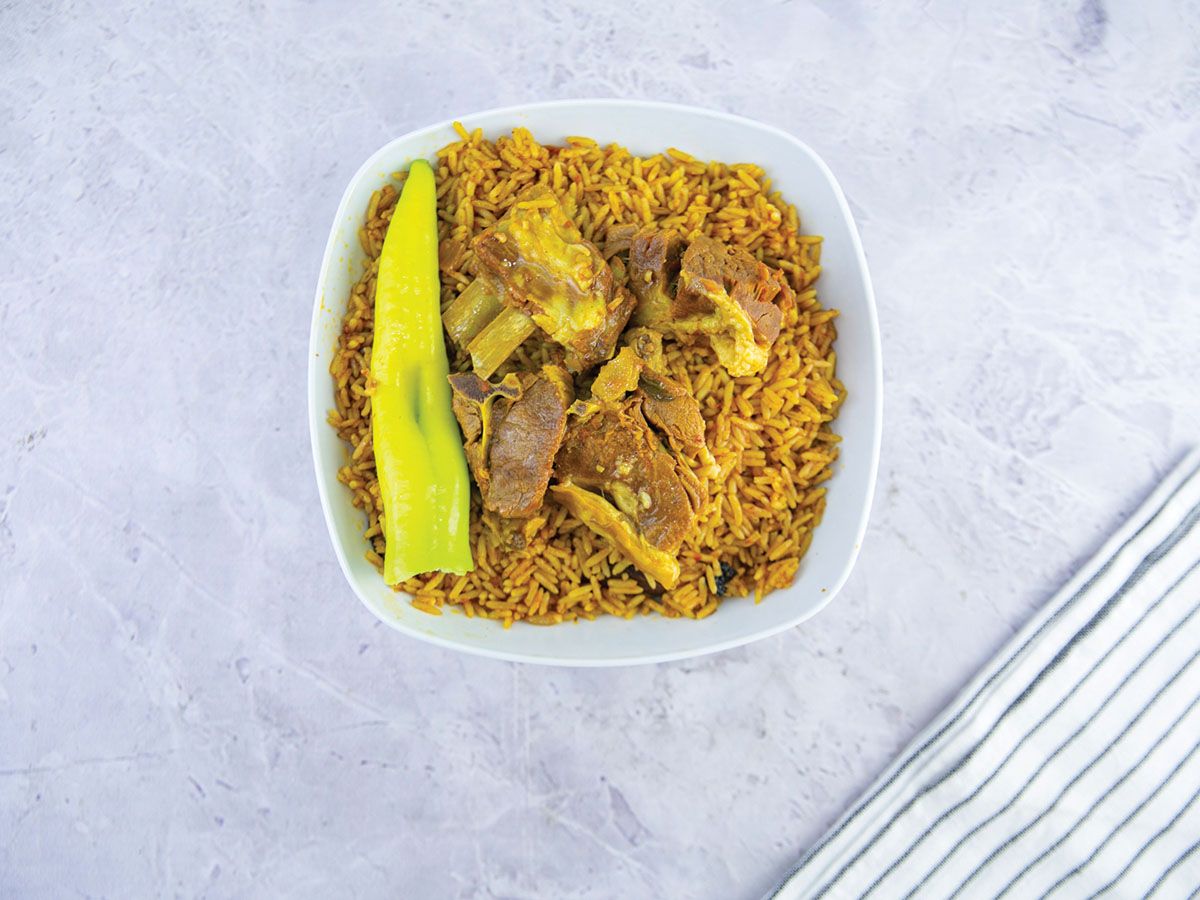 Mutton Meat Saudi Kabsa