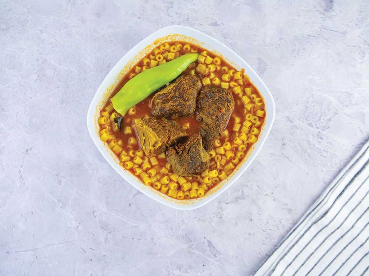 Shambri Meat Mebakbaka Pasta