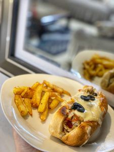 Turkey Pizza Sandwich