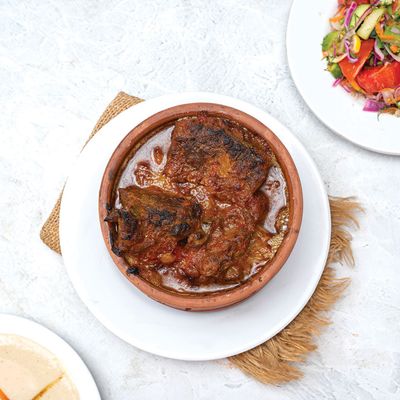 طاجن لحم وخضار