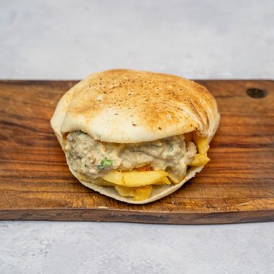 Potato Baba Ghanoush Sandwich