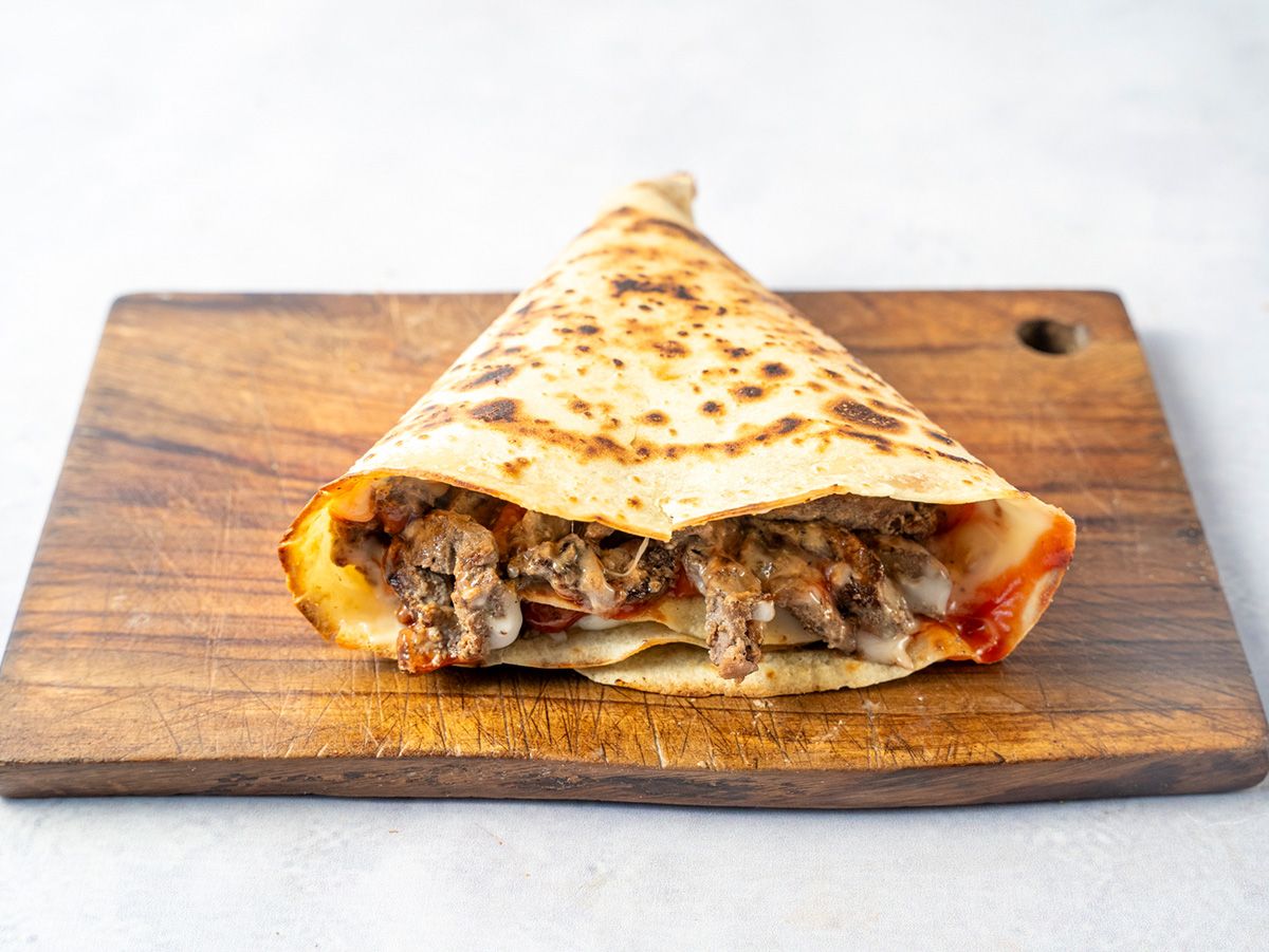 Beef Burger Crepe