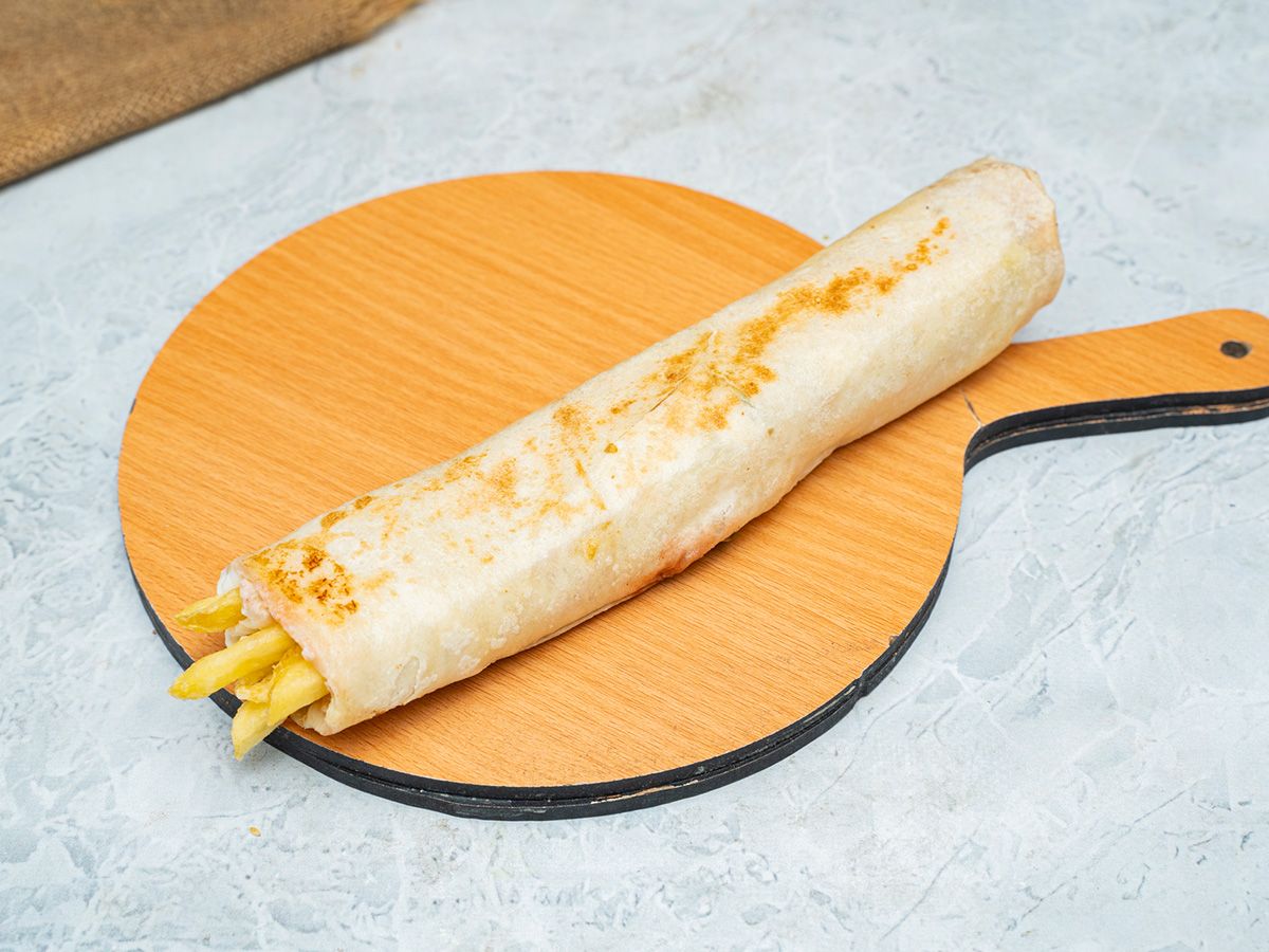 Syrian potatoes sandwich