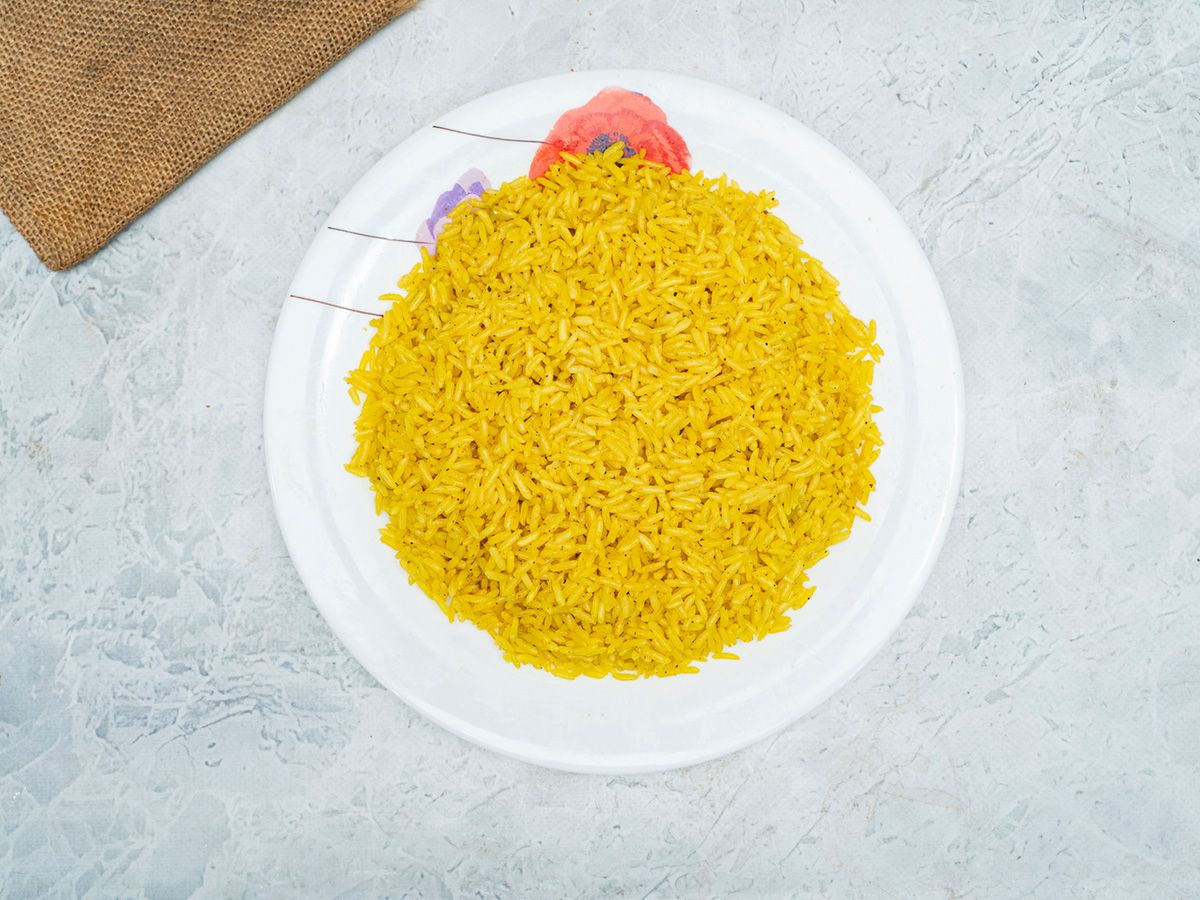 Basmati rice plate
