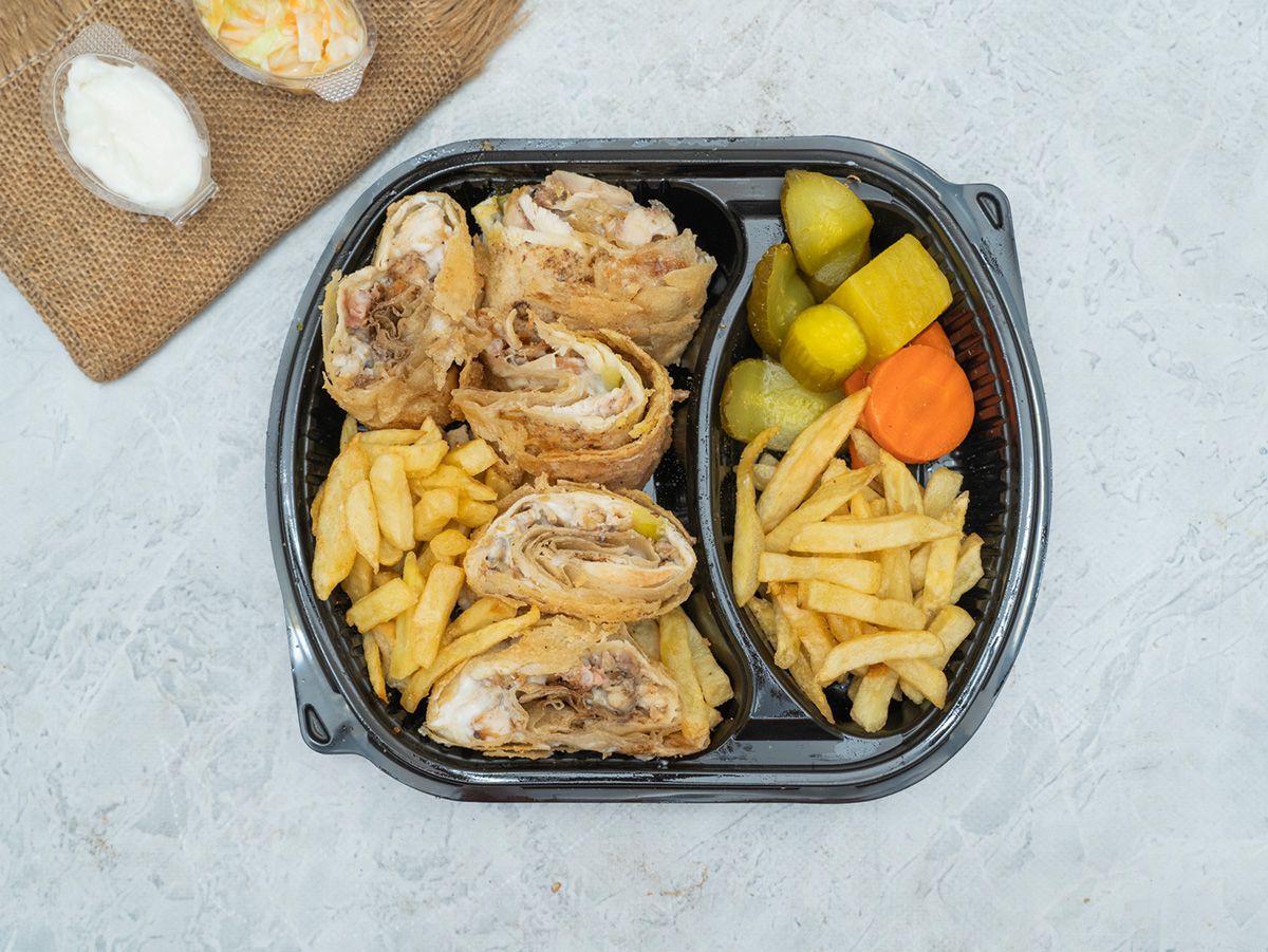Chicken shawarma pane meal