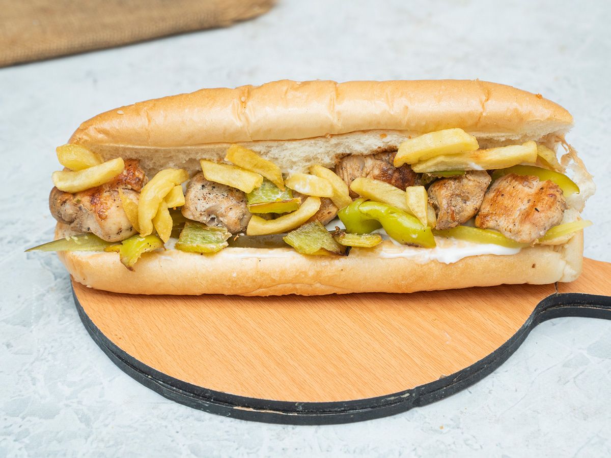 Shish tawook sandwich