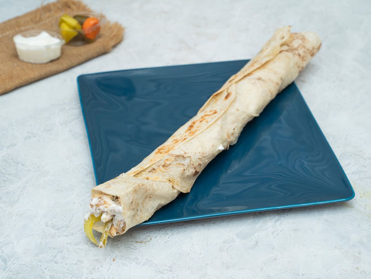 Syrian chicken shawarma saroukh