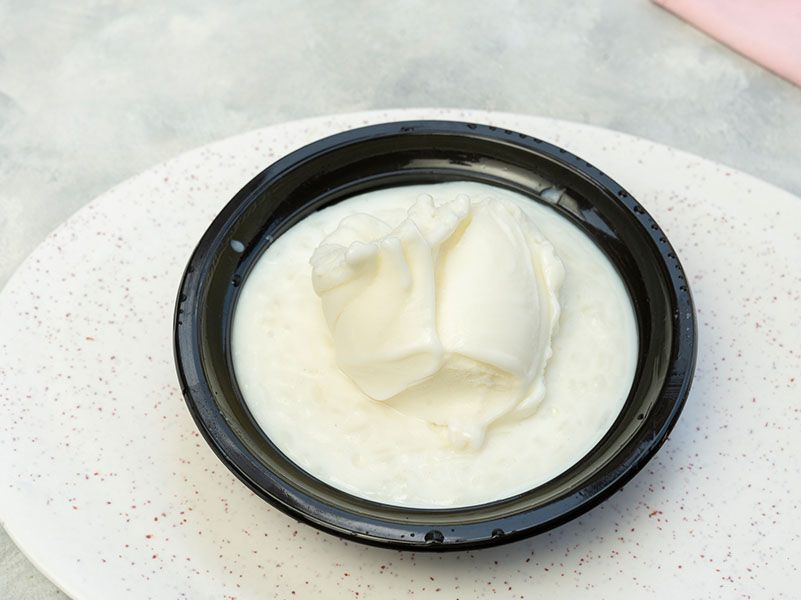 Rice Pudding With Ice Cream