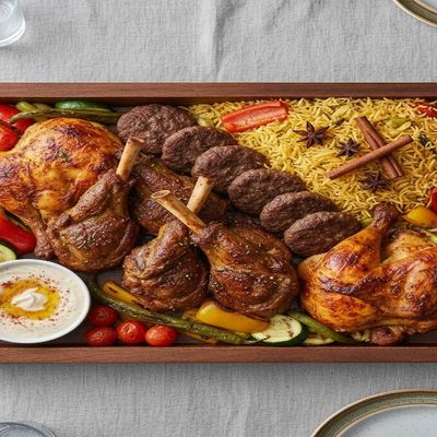 Afandina Tray (El 4 persons) (Tray Corner)