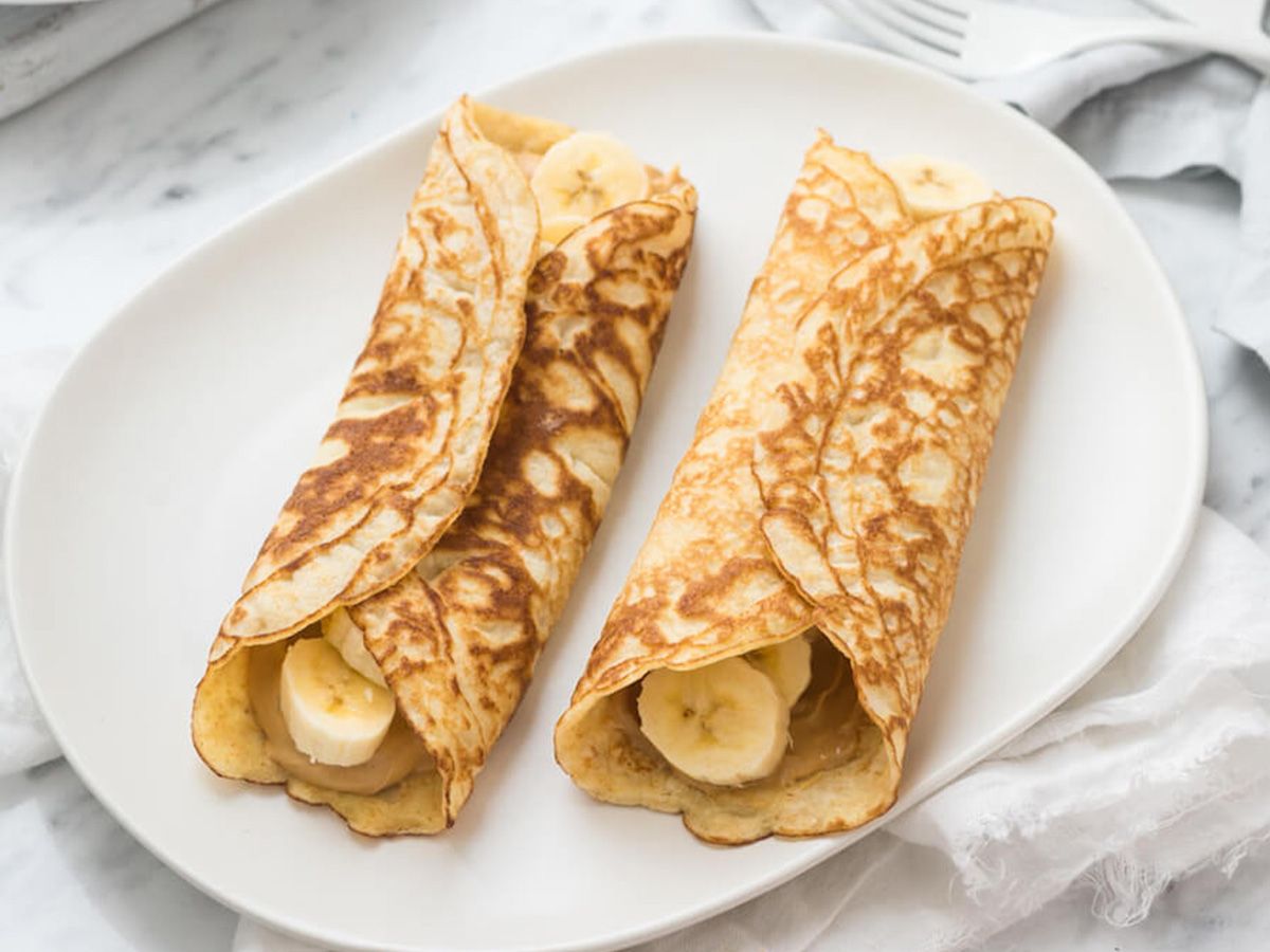 Ajwa And Banana Crepe