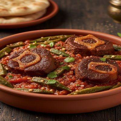 Oxtail With Okra