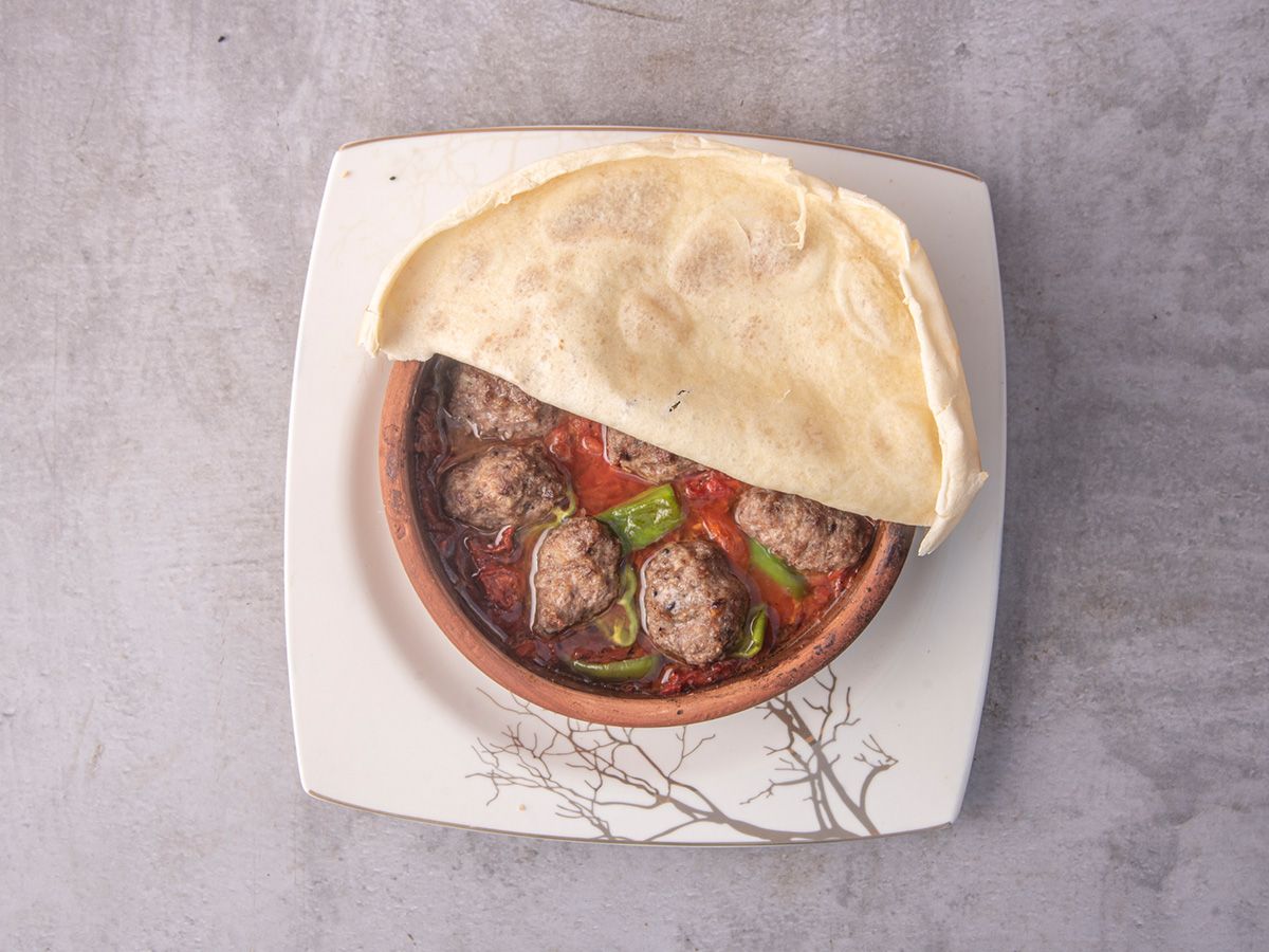 Kebab kofta meal