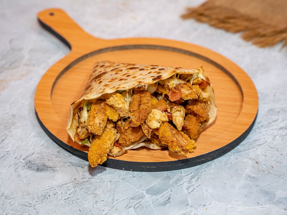 mix chicken crepe