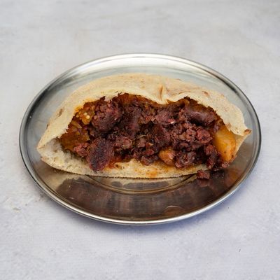 sausage Mesakaa Oriental sandwich