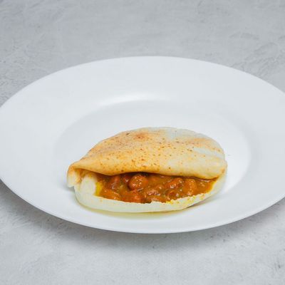 Foul sandwich with ghee