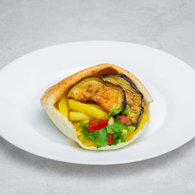 Potato and Eggplant Sandwich