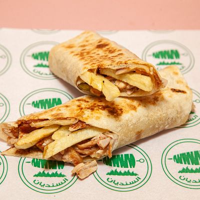 Chicken Sandwich With Large Fries