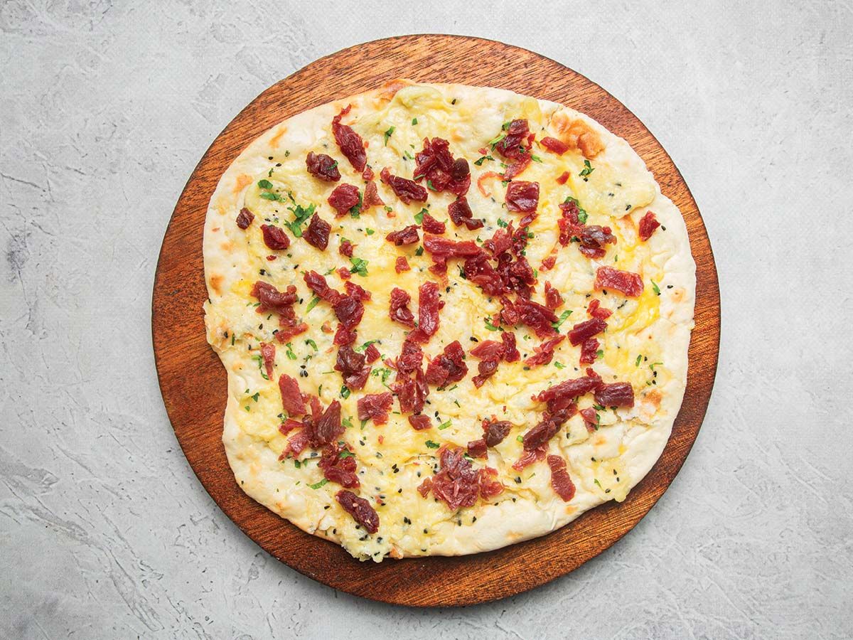 Halloumi Pastrami Manoucheh