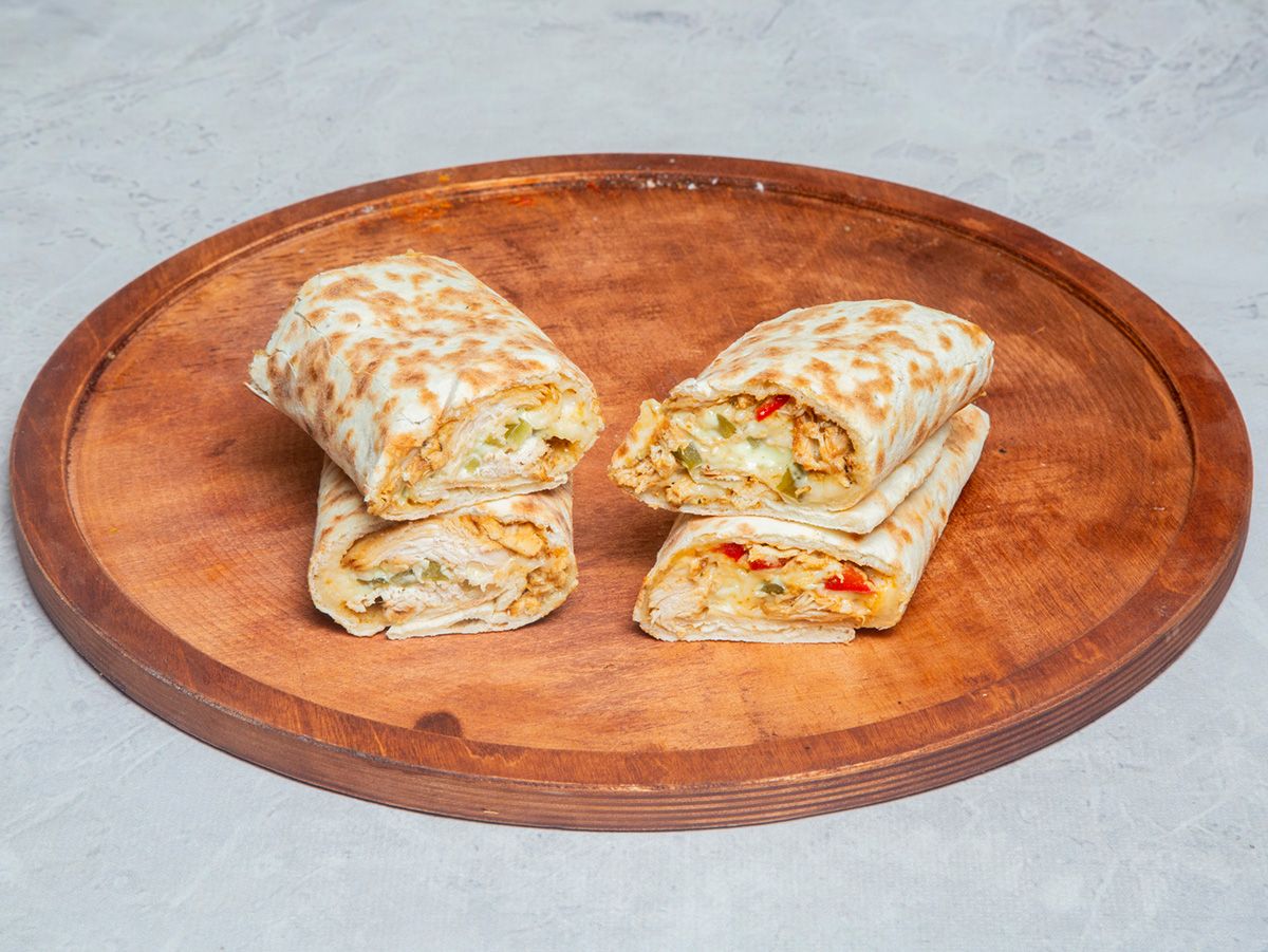 Chicken Fajita Oven Baked Sandwich