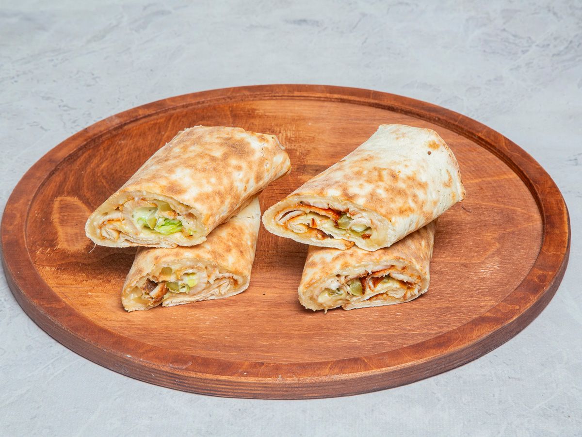 Chicken Shawerma Oven Baked Sandwich