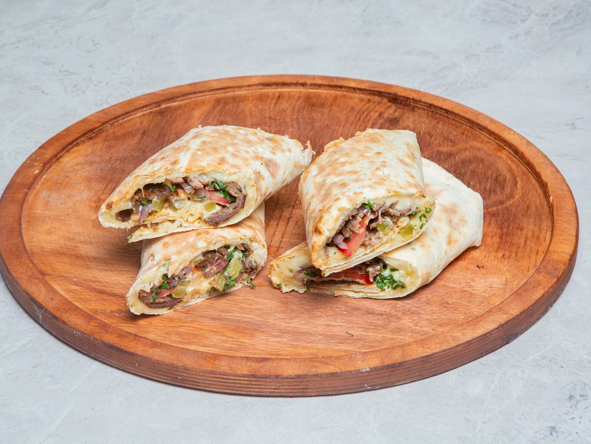 Meat Shawerma Oven Baked Sandwich
