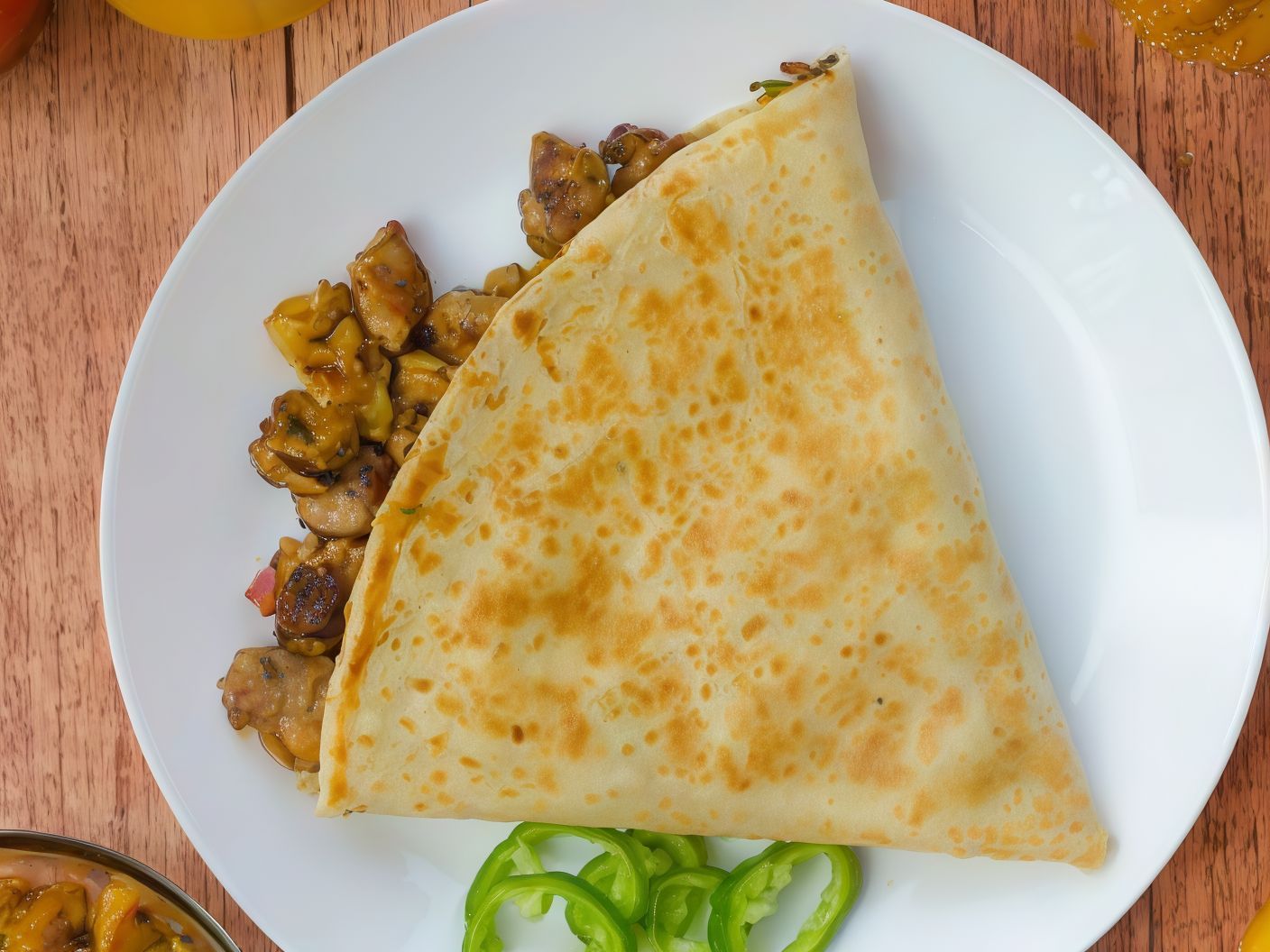 Alexandrian Sausage Crepe
