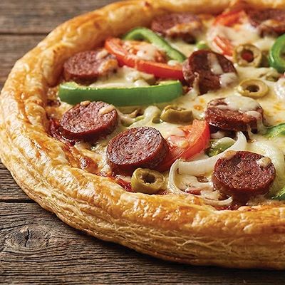Alexandrian Sausage Eastern Pizza
