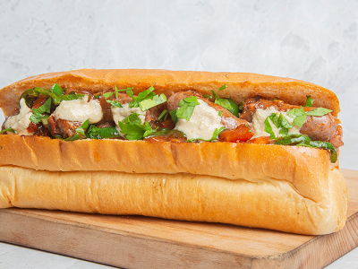 Alexandrian Sausage Sandwich