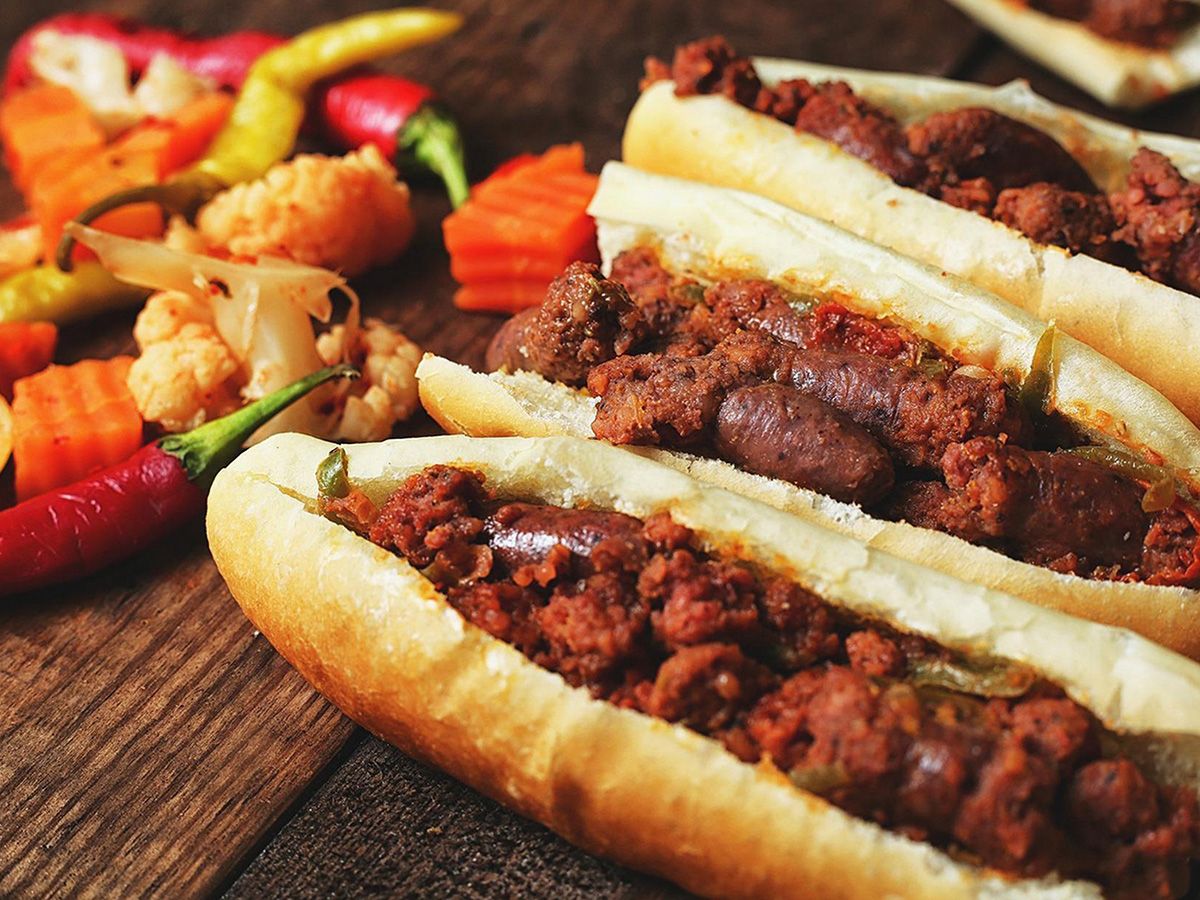 Alexandrian sausage Fino sandwich