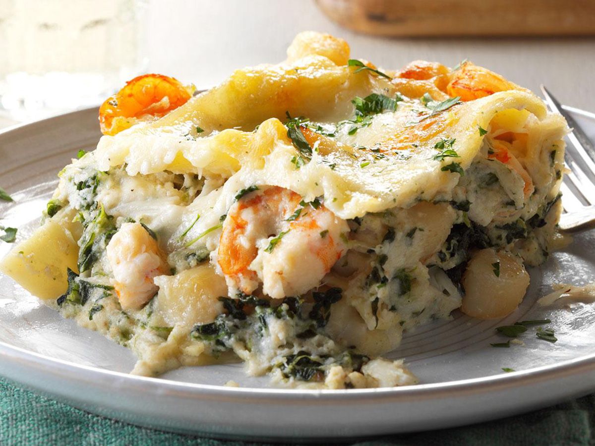 Alfredo Seafood Al Forno Pasta