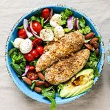 Panko Almond Chick Salad