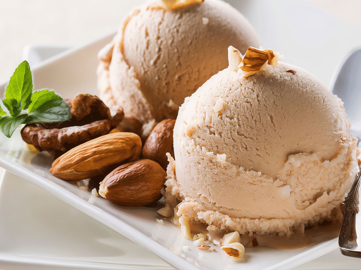 Almonds Ice Cream