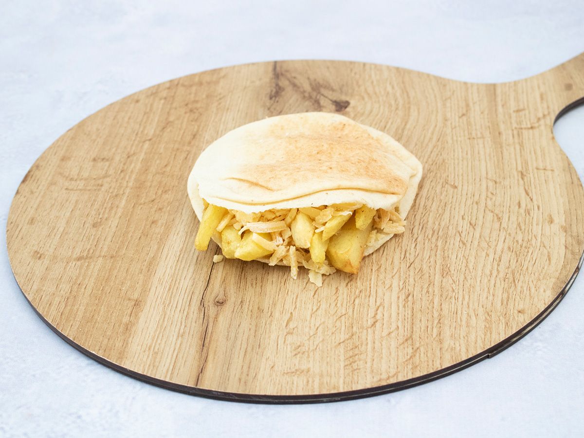 Fries With Mix Cheese Sandwich