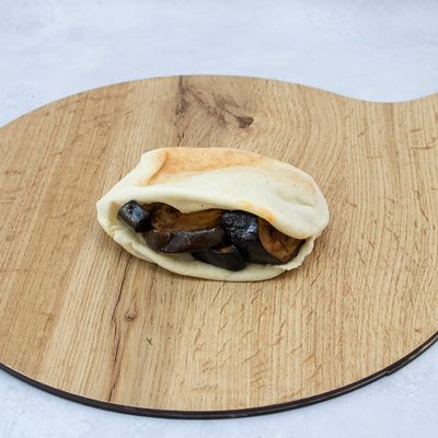 Fried eggplant sandwich